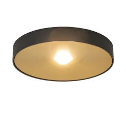 Straluma Plafondlamp Bright 26 zwart/matgoud> Plafondlampen|Opbouwspots