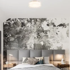 Straluma Plafondlamp chroom/clear IP44 3-step dim><noscript><img width=