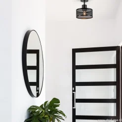 Straluma Plafondlamp cilinder geperforeerd zwart></noscript> Woonkamerlampen|Slaapkamerlampen