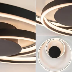 Straluma Plafondlamp Cinque-Ciola zwart dim-to-warm><noscript><img width=