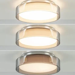 Straluma Plafondlamp Clear 35cm IP44 3-switchdim> Plafondlampen|Plafonnières