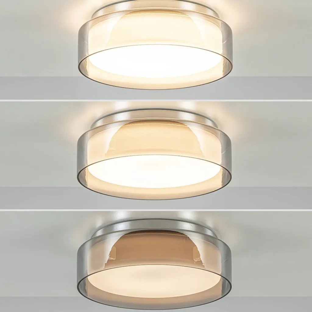 Straluma Plafondlamp Clear 30cm IP44 3-switchdim> Plafondlampen|Plafonnières