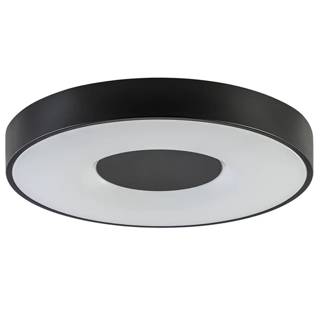 Straluma Plafondlamp Coin rond 50cm zwart CCT> Plafondlampen|Plafonnières