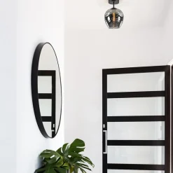 Straluma Plafondlamp Fantasy 1L zwart + smoke glas></noscript> Keukenverlichting|Halverlichting