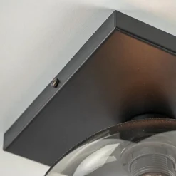 Straluma Plafondlamp Globe 25 vierkant zwart/smoke><noscript><img width=