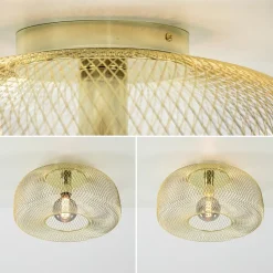 Straluma Plafondlamp Honey 40 goud></noscript> Plafondlampen|Draadlampen