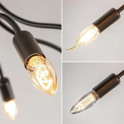 Straluma Plafondlamp Kraken klein 8-armen zwart><noscript><img width=