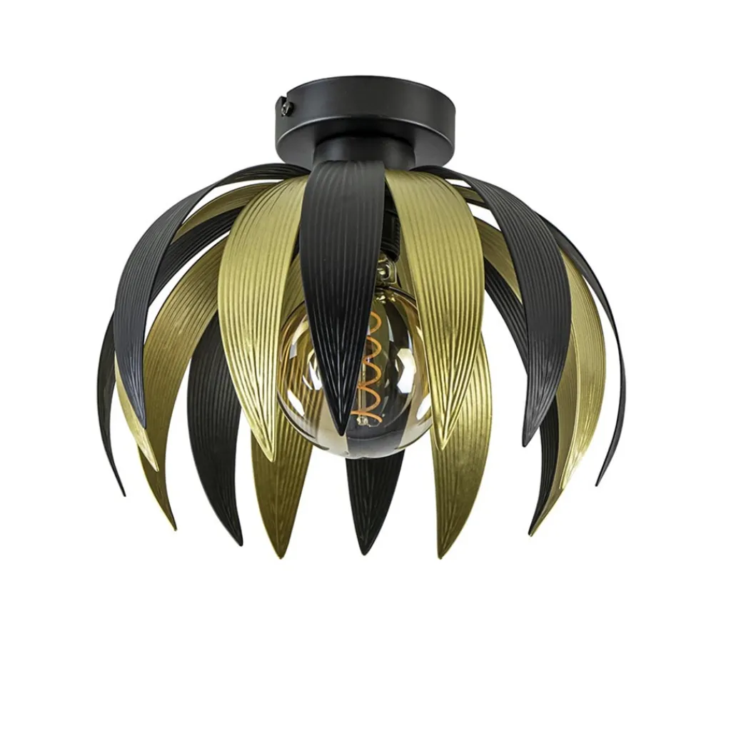 Straluma Plafondlamp leaves zwart/goud> Kinderkamerverlichting|Plafondlampen