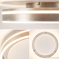 Straluma Plafondlamp Led Cirkel rvs 40cm></noscript> Plafondlampen|Plafonnières