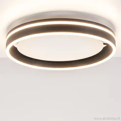 Straluma Plafondlamp Led Cirkel zwart/wit> Plafondlampen|Plafonnières