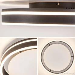 Straluma Plafondlamp Led Cirkel zwart/wit></noscript> Plafondlampen|Plafonnières