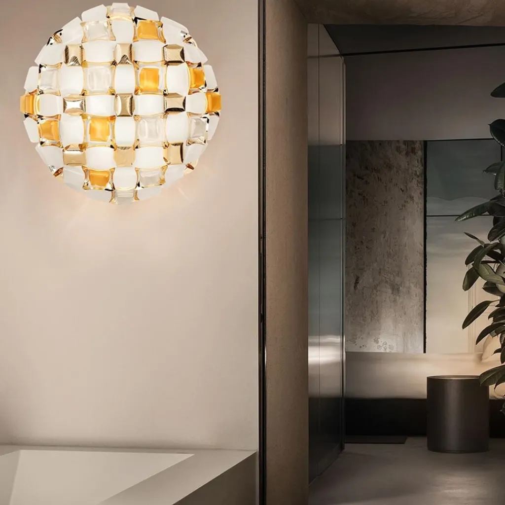 Straluma Plafondlamp Mida amber 67cm> Wandlampen|Halverlichting