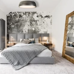 Straluma Plafondlamp Mono grijs 70cm></noscript> Plafonnières|Woonkamerlampen