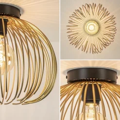 Straluma Plafondlamp Nest matgoud/zwart></noscript> Plafondlampen|Decoratieve Verlichting
