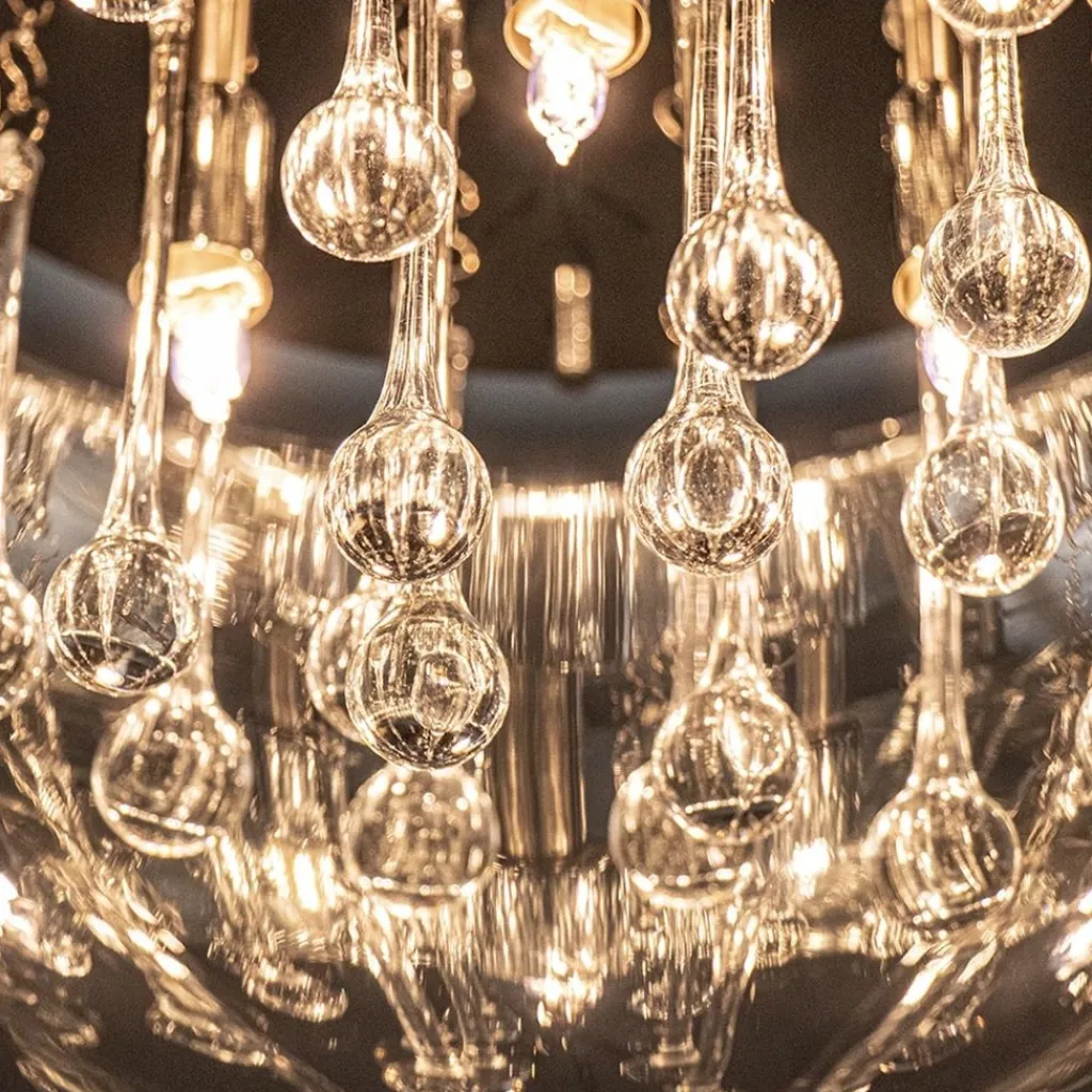 Straluma Plafondlamp Pearl Raindrops smokey glas> Pearl|Plafonnières