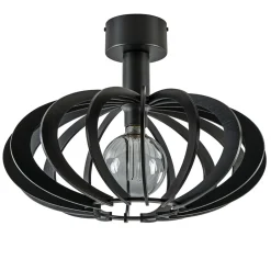 Straluma Plafondlamp Plywood zwart hout> Keukenverlichting|Plafondlampen