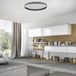 Straluma Plafondlamp Q-Vito 59 zwart smart+remote><noscript><img width=