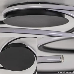 Straluma Plafondlamp Reverso zwart 3-switchdim></noscript> Plafondlampen|Plafonnières