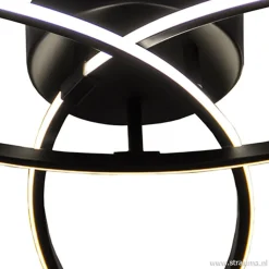 Straluma Plafondlamp 3-v eclips zwart 3-st.dimb.><noscript><img width=