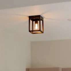 Straluma Plafondlamp vierkant frame klein zwart></noscript> Slaapkamerlampen|Keukenverlichting