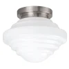 Straluma Plafondlamp York art deco opaal glas> Plafonnières|Woonkamerlampen