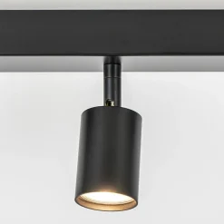 Straluma Plafondspot Bounce 3L balk zwart></noscript> Plafondlampen|Opbouwspots