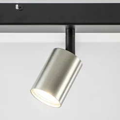 Straluma Plafondspot Bounce 6L balk zwart/rvs></noscript> Opbouwspots|Keukenverlichting