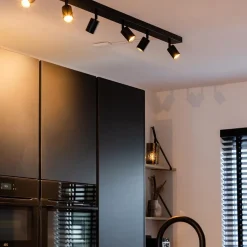 Straluma Plafondspot Bounce 6L 160cm zwart></noscript> Plafondlampen|Opbouwspots