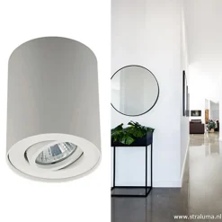 Straluma *Plafondspot cilinder wit verstelbaar><noscript><img width=