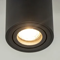 Straluma Plafondspot cilinder zwart verstelbaar gu10></noscript> Opbouwspots|Woonkamerlampen