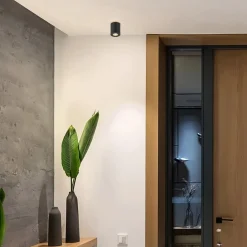 Straluma Plafondspot cilinder zwart verstelbaar gu10></noscript> Opbouwspots|Woonkamerlampen