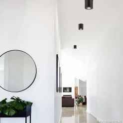 Straluma Plafondspot cilinder zwart gu10 IP44></noscript> Opbouwspots|Keukenverlichting