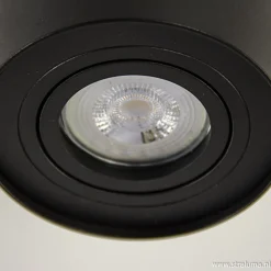 Straluma *Plafondspot cilinder zwart verstelbaar><noscript><img width=