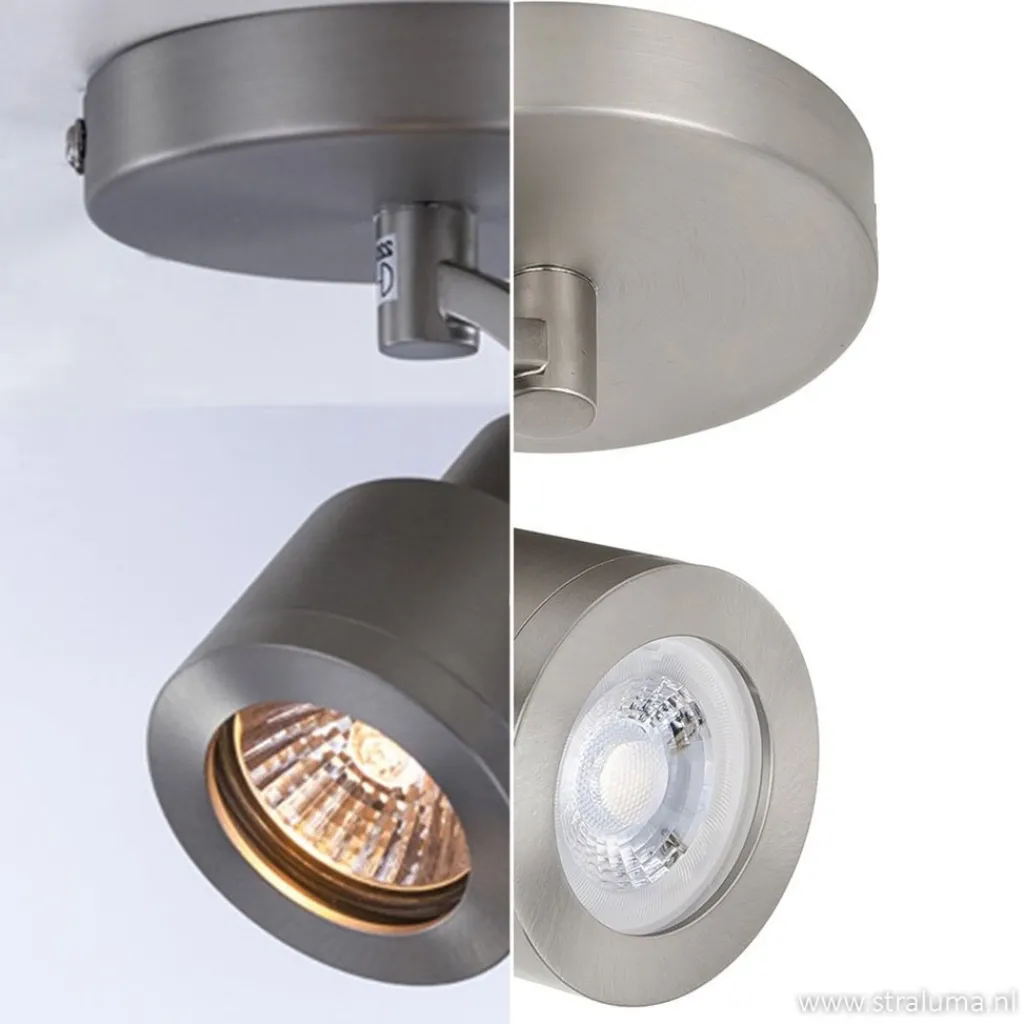 Straluma Plafondspot enkel alu mat gu10> Opbouwspots|Woonkamerlampen
