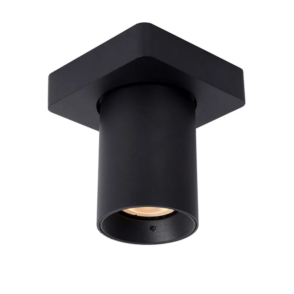 Straluma Plafondspot enkel tube zwart dim-to-warm> Plafondlampen|Opbouwspots