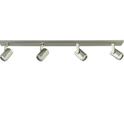 Straluma Plafondspot Halo 4L balk rvs gu10> Opbouwspots|Halverlichting