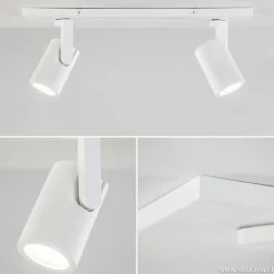 Straluma Plafondspot Halo 2L op balk wit></noscript> Opbouwspots|Keukenverlichting