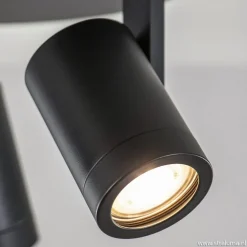 Straluma Plafondspot Halo 3L rond zwart></noscript> Opbouwspots|Woonkamerlampen