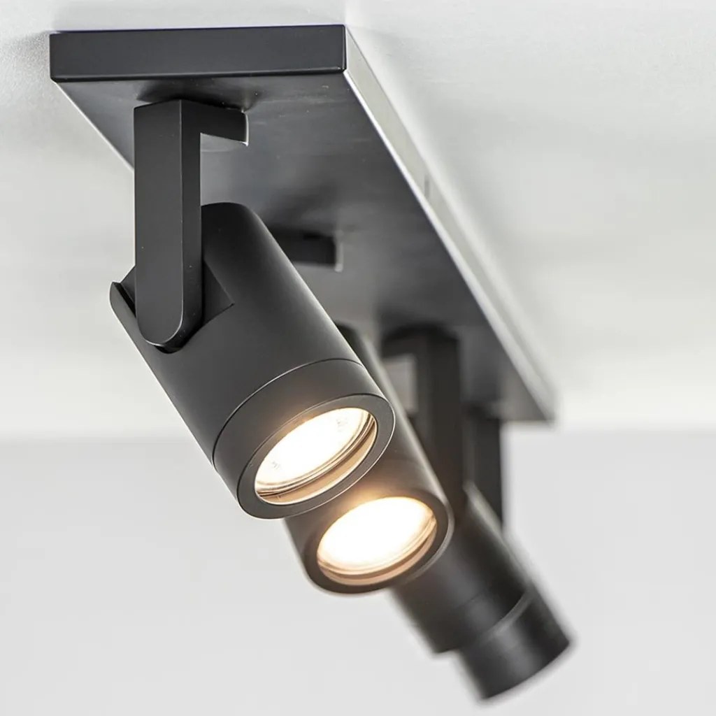 Straluma Plafondspot Halo Spot 4L balk zwart> Opbouwspots|Woonkamerlampen