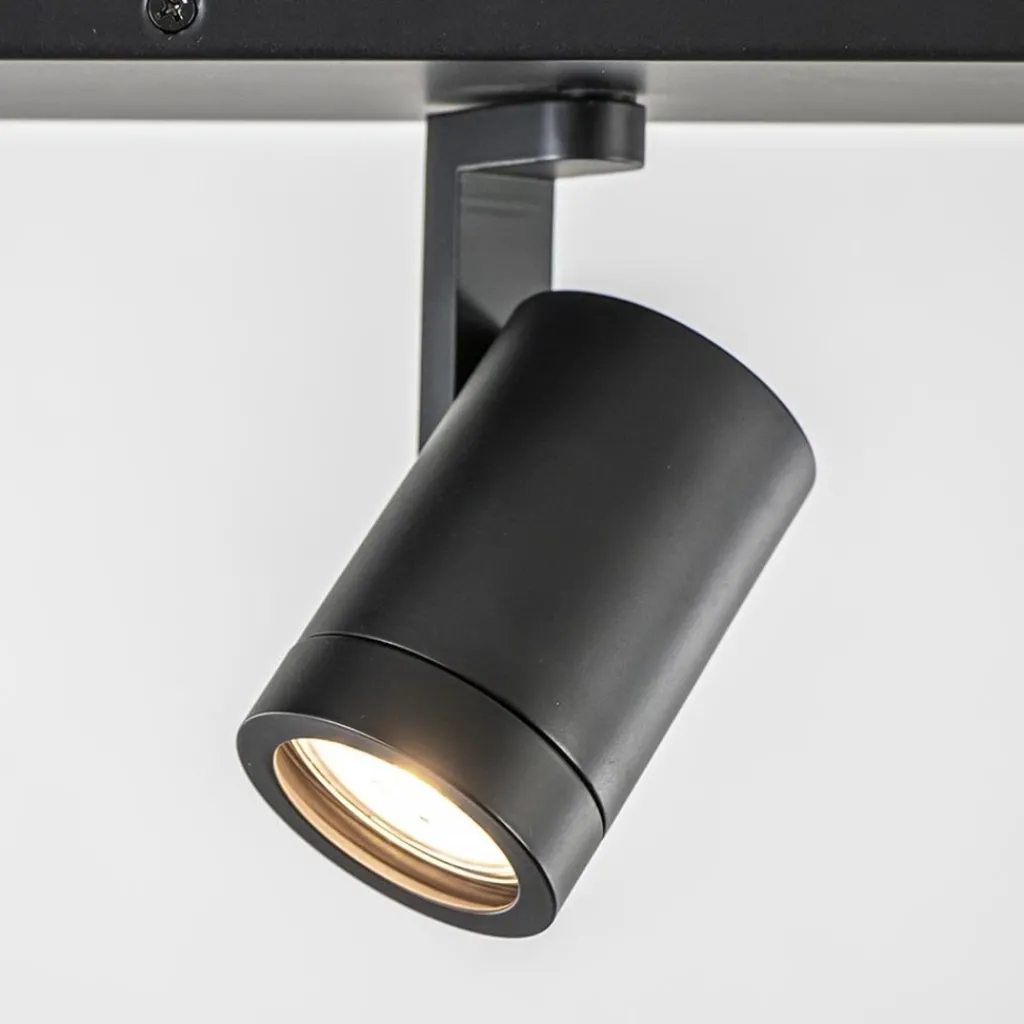 Straluma Plafondspot Halo Spot 4L balk zwart> Opbouwspots|Woonkamerlampen