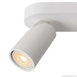 Straluma Plafondspot 2L wit incl.gu10 dtw></noscript> Plafondlampen|Opbouwspots