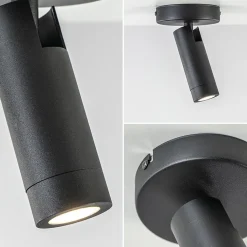 Straluma Plafondspot 1-lichts mat zwart/goud><noscript><img width=