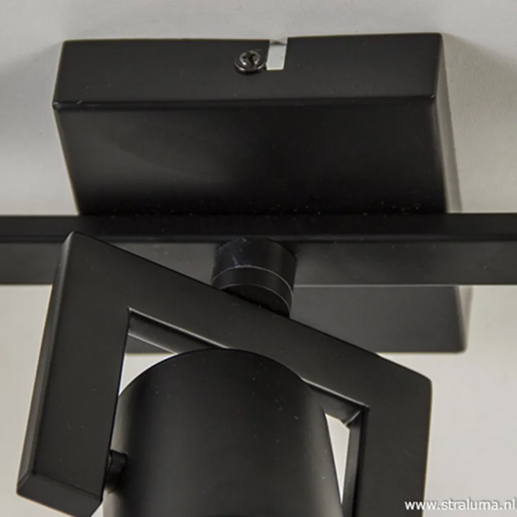 Straluma Plafondspot 3-lichts zwart incl.gu10> Plafondlampen|Opbouwspots