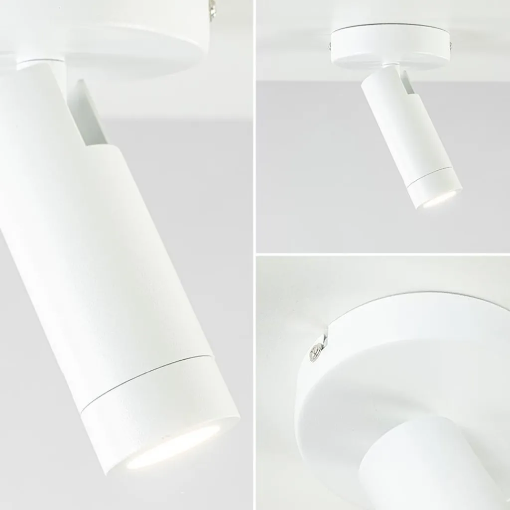 Straluma Plafondspot Miller enkel wit/goud pucc> Opbouwspots|Keukenverlichting