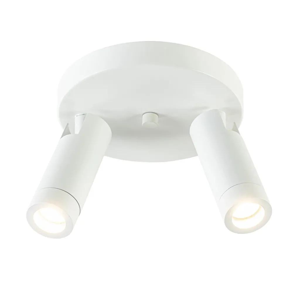 Straluma Plafondspot Miller 2l wit/goud pucc> Opbouwspots|Keukenverlichting