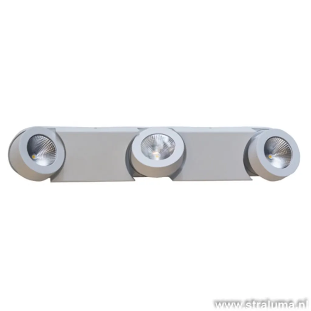 Straluma Plafondspot Montreal 3L balk wit 3000k> Plafondlampen|Opbouwspots