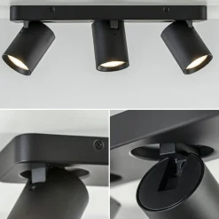 Straluma Plafondspot Oliver 3L balkzwart gu10><noscript><img width=