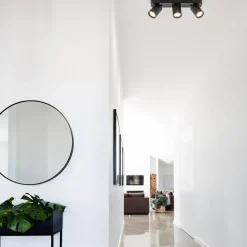 Straluma Plafondspot Oliver 3L balkzwart gu10><noscript><img width=