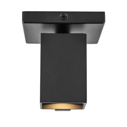 Straluma Plafondspot Oslo 1L zwart gu10><noscript><img width=