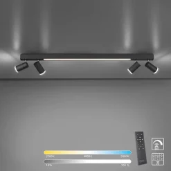 Straluma Plafondspot Pure Lines antraciet smart> Plafondlampen|Opbouwspots